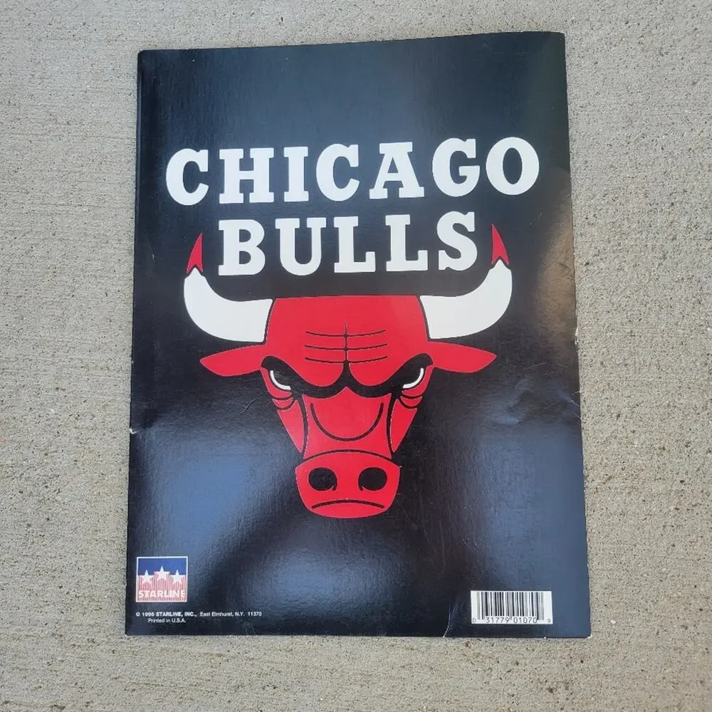Vintage Chicago Bulls Dennis Rodman School Folder 90s NEW